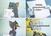 *Mildly entertaining video* Sora Al watermark