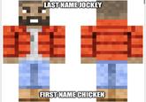 LAST NAME JOCKEY H FIRST NAME CHICKEN