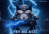 The "Donald Trump":https://knowyourmeme.com/memes/people/donald-trump Electric Chair "GIF":https://knowyourmeme.com/memes/cultures/gif, showing the "U.S.":https://knowyourmeme.com/memes/cultures/united-states-of-america President being electrocuted with blue lightning.