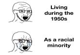 Living during the 1950s As a racial minority