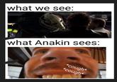 what we see: what Anakin sees: *cough* *cough*