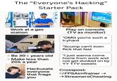 The "Everyone's Hacking" Starter Pack PETROL DIESEL Work at a gas station Play on console (TV as monitor) "OMG you're such a DOP - Be 30+ years old - - Make less than 20k a year Hackusate everyone that frags you tryhard "Scump can't even flick that fast "I just wanna come home from work and not get dunked on by YY TTV sweats Crosspost: г/FPSAimTrainer → →StreamersCheating