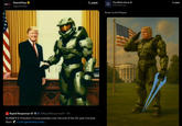 GameStop X.com GameStop WHITE HOUSE The White House @WhiteHouse X.com @gamestop Rapid Response 47 @Rapid Response 47.11h NUMBER 9: President Trump presides over the end of the 20-year Console Wars x.com/gamestop/statu... Power to the Players