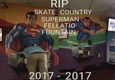 RIP SKATE COUNTRY SUPERMAN FELLATIO FOUNTAIN 2017-2017 lol www