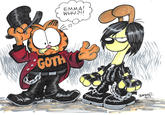 Gothfield  GOTH EMMA! WH4?!! BARKER -2024