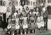 THEODORE ROOSEVELT SCHOOL BURBANK FEB. 15 1957 SECOND GRADE MISS THOMPSON