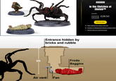 6ft Entrance hidden by bricks and rubble Air vent Fan Frodo Baggins ONLINE ONLY In the Clutches of Shelob™M Quantity £28.50 ADD TO CART FREE Delivery for orders over £40 Delivery to Warhammer Stores is Always FREE Lifetime Returns and Exchanges