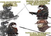 THE EUROPEAN SWORD IS BETTER IN EVERY WAY NOOOO, THE JAPANESE SWORD IS SUPERIOR IT HAS BEEN FOLDED OVER 1000 TIMES, YOU BARABARIAN Smit mostb dreamstime haha the spear goes pokey pokey BRRRRRRRR oreamsti