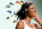 A reaction "GIF":https://knowyourmeme.com/memes/cultures/gif of the Girl With Headphones "meme":https://knowyourmeme.com/memes/memes, showing butterflies flying around a woman listening to music on Beats brand headphones. 