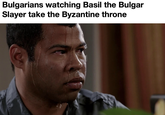 Bulgarians watching Basil the Bulgar Slayer take the Byzantine throne