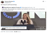 A "quote-tweet":https://knowyourmeme.com/memes/quote-retweets-qrts speculating that Erika Kirk and "U.S.":https://knowyourmeme.com/memes/cultures/united-states-of-america Vice President "J.D. Vance":https://knowyourmeme.com/memes/people/jd-vance are romantically involved or bound to be.