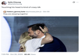 Kylie Cheung @kylietcheung Touching his head is kind of crazy idk Haters gonna hate @princess_kim_k⚫ Oct 30 They are sleeping together 7:29 PM - Oct 30, 2025 82.4K Views