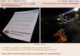 Board /pol/ - Politically Incorrect Anonymous (ID: JAW01 Fic) Tyre Extinguishers Settings Mobile Home 10/31/25(Fri)17:54:12 No.520292667 ATTENTION-your gas guzzler kills. ty getting ing or public transport dangerous and The Tyre Extinguishers www.tyrextinguishers.com tyreextinguishers@protonmail.com 460 KB PNG >"Yeah I support protecting the environment" >*Casually wastes a bunch of perfectly good tyres* Why don't these tards clean up a beach or something?