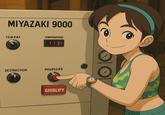 MIYAZAKI 9000 TEM-PAT. DESTRUCTION TEMPERATURE 1131 PHUPSSIFE PUMP-PRESSURE GHIBLIFY NOP-PRESURE