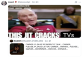 A "quote-tweet":https://knowyourmeme.com/memes/quote-retweets-qrts about the RADON account promoting the SA of the TV character, using the "This Jit Cracks Birds":https://knowyourmeme.com/memes/this-jit-cracks-birds format.