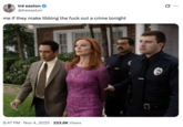 A "tweet":https://knowyourmeme.com/memes/sites/twitter-x using the "slang":https://knowyourmeme.com/memes/internet-slang term "libbing out" following the 2025 NYC mayoral election that "Zohran Mamdani":https://knowyourmeme.com/memes/people/zohran-mamdani won.