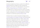 Biography Arisster studied how literary cycles from different planets became merged as they entered the galactic community. He specialized in the various myths of Aayla Secura. In 40 ABY, he got an incurable form of cancer and only had six months. to live. It was then that he saw a vision of Aayla (in reality a projection of Lumiya) telling him to enter himself in a mythical cycle by killing a Jedi. Arisster took a number of people hostage at the Lorrd Academy for Aquatic Studies, and demanded that the world's Jedi show up. When Jacen Solo refused to negotiate with him, Jacen having no other option detonated Arisster's suicide bomb, killing him and his Human shield, Serom Haxan, to prevent Arisster from taunting the Jedi for their helplessness and killing other hostages with a blaster as the day went on.