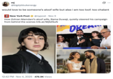 A "tweet":https://knowyourmeme.com/memes/sites/twitter-x joking about the New York Post calling Rama Duwaji, "Zohran Mamdani's":https://knowyourmeme.com/memes/people/zohran-mamdani wife, an "aloof wife."