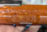 WT 9 OZ (255g) Cook Before Eatin ving rb. 3g %Daily Value* Fiber 2g ugars Og 1% 7% Og Added Sugars 0% INGREDIENTS: PORK SALIVARY GLANDS, LYMPH NODES AND FAT, SEASONING (PAPRIKA, SALT, MUSTARD, SPICES, GARLIC POWDER), PORK, WATER DISTILLED VINEGAR, DEFATTED SOY GRITS, SODIUM NITRITE (TO MAINTAIN FRESHNESS). CONTAINS SOY Nutrit Facts About 3.5 ser per container Serving size 2.5 oz (70g)