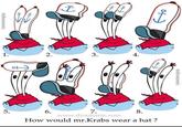 @dinotomic ot I 1. 2. 3. 4. 5. 7. 8. @dinotomic www.dinotomic.com How would mr.Krabs wear a hat? 6.