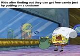Kids after finding out they can get free candy just by putting on a costume