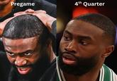 A "meme":https://knowyourmeme.com/memes/memes about Boston Celtics "NBA":https://knowyourmeme.com/memes/cultures/basketball player Jaylen Brown's fake hairline and hair dye use.