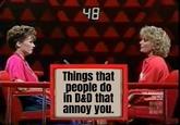 48 Things that people do in D&D that annoy you. SOTMAS NIGHT APME 367