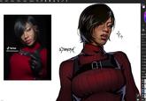 X user @zombiyh posted fan art inspired by Black TikToker @filthydinosaur's cosplay of Ada Wong from the _Resident Evil_ video game franchise, gathering over 20,000 likes in a day.
