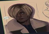 X user @bluue_hour posted fan art inspired by Black TikToker @mythix.v7's cosplay of Leon Kennedy from the _Resident Evil_ video game franchise, gathering over 8,000 likes in a day.