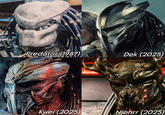 Predator (1987) Dek (2025) Kwei (2025) Njohrr (2025)
