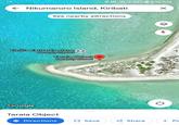 Qo ON 64% 9:20 PM ← Nikumaroro Island, Kiribati ☑ See nearby attractions Emilia Earhart's plane Recently viewed Taraia Object Recently viewed Google Taraia Object Directions ☐ Save Share + Po