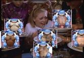 A meme of a woman getting scared by the Blastoise trend.