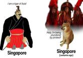 I am a tiger of Asia! Singapore Help, I'm being plundered by pirates!!! Singapore (centuries ago)