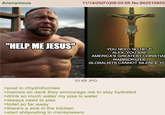 Anonymous 11/14/25(Fri)08:03:55 No.942515925 "HELP ME JESUS" YOU NEED NO HELP, ALEX. YOU ARE AMERICA'S GREATEST CHRISTIA WARRIOR! THE GLOBALISTS CANNOT SILENCE YO imgflip.com Grok 53 KB JPG >post in r/hydrohomies >memes so dank they encourage me to stay hydrated >drink so much water my piss is water >always need to piss >toilet so far away >there's a sink in the kitchen >start shitposting in r/sinkpissers