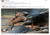 A "quote-tweet":https://knowyourmeme.com/memes/quote-retweets-qrts of the original "tweet":https://knowyourmeme.com/memes/sites/twitter-x that "reposted":https://knowyourmeme.com/memes/repost the photo of the Latina woman cooking over a fire and biting her finger, captioned, "Ur average Latina: 'Mi amooooor, I didn't know if you wanted cochinita or ceviche so I made both!'"