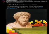 Trey the Explainer @Trey Explainer 3/18/23 Fact of the day: Marcus Aurelius is currently the only Roman Emperor to officially appear in Minecraft. Kristoffer Zetterstrand @Zetterstrand. 3/18/23 No, I used a a cutout from a photo of a bust of Marcus Aurelius Bust. 20x20cm. Egg tempera and oil on canvas. (2009) x.com/ Danny DiDino/st... ZIX