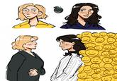 Fan art of Pluribus. The art refences the third episode.