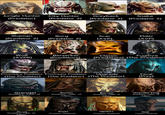 Jungle Hunter City Hunter (Predator) (Predator 2) Greyback (Predator 2) Snake (Predator 2) Shaman Borg Scar Elder (Predator 2) (Predator 2) (AVP) (AVP) Wolf (AVPR) Berserker (Predators) Classic Fugitive (Predators) (The Predator) Emmisary Predator Emmisary Predator Upgrade (The Predator) (The Predator) (The Predator) Feral (Prey) Grendel Predator: Killer of Ronin Predator: Killer of Killers Killers Barron Predator: Killer of Killers Grendel King Predator: Killer of Killers Runt Predator: Killer of Killers Kwei Njohrr Dek Predator: Badlands Predator: Badlands Predator: Badlands