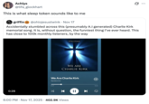 A "quote-tweet":https://knowyourmeme.com/memes/quote-retweets-qrts about the "AI":https://knowyourmeme.com/memes/cultures/ai-artificial-intelligence song "We Are Charlie Kirk."