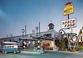 Space Age THE BEST Western MOTELS STOVALL'S SPACE AGE MESH LEVEL EART