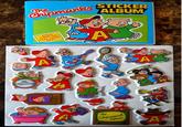 The Chipmunks STICKER ALBUM The Chipmunks STICK THEM ON! PEEL THEM OFF! A A The Chipmunk Show BADDASARAN PRODUCTIONS A