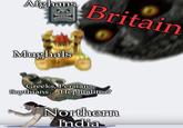 Afghans Britain Mughals Greeks, Persians, Scythians... Hephtalites? Northern India