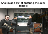 Anakin and 501st entering the Jedi temple ЗЕМЛЯ Makarov: Remember - no Russian.