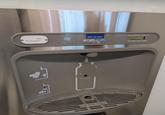 Toronto Pearson activated ELKAY EZH₂O Helped eliminate waste from 00837179 disposable plastic bottles ELKAY