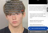 Broward Sheriff's Office This is why we need to research people before idolizing them, winrawr (Sebastian hawk darrah) threatened to pew pew a school in Coral Springs not so bimbo cutesy of him Police arrested an 18-year-old student early Tuesday after a post on social media threatened a "round 2" at Coral Springs High School. Sebastian Hawk Darrah was taken into custody at 1:30 a.m., police said. Police arrested an 18-year-old student early Tuesday after a post on social media threatened a "round 2" at Coral Springs High School. ✓ Sebastian Hawk Darrah was taken into custody at 1:30 a.m., police said. Darrah made the threatening post on Instagram because he was angry over the Open in the NBC South Florida app AA nbcmiami.com