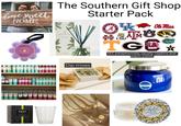 home sweet HOME SPONGELLE The Southern Gift Shop Starter Pack FRASIER FIR TIDE STATE S Ole Miss MAMU TGE⭑ SEC paraphernalia, usually napkins and paper plates NEST Dip mixes VOLCANO I Tyler CANDLE COMPANY