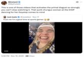 A "quote-tweet":https://knowyourmeme.com/memes/quote-retweets-qrts making fun of the Just Josie Twitter video of her dancing at a Dallas Cowboys game in November 2025.