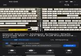 Х 10:06 2 F2 92 Q F3 F4 F5 F6 F7 F8 F9 Flo FI F12 PRINT SCROLL Lock PAUSE # #3 $ % T 15 5 ^ & 7 port 80 (1 ) 0 (1 11+ BACKSPACE INSERT HOME W E LU R T YUI OP £ 33 J DELETE END [ ] SD F G H JK ENTER ZXCVBNM L SHIFT CTRL 00 ALT ALT 00 aa F + CTR FN 00 SHIFT SHIFT SHIFT SHIFT caps CAPS ALT LOCK LOCK ENTER 9 8 7 6 يا 5 4 3 Hand-Drawn, Unique Artisan-Style Keycap Set - 127-Key Full Keyboard... $45 $65 Pickup Shipping Send seller a message Hi is this still available? Send Alerts Message Share Save