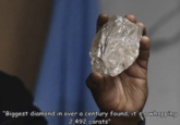 "Biggest diamond in over a century found; it's a whopping 2,492 carats"