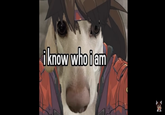 i know who i am